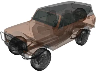 International Scout II (1976) 3D Model preview