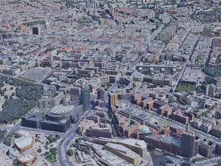 Berlin City, Germany (2019) 3D Model preview
