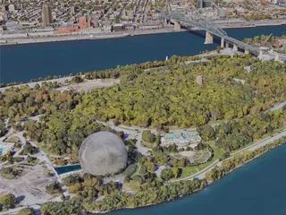 Montreal City, QC, Canada (2019) 3D Model preview