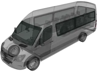 Mercedes-Benz Sprinter H2L3 (2013) 3D Model preview