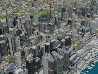 Sydney City, Australia (2019) 3D Model preview