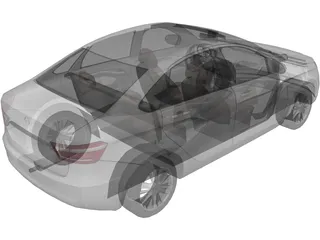 Lada Vesta 3D Model preview