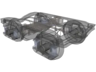 Y-25 Bogie 3D Model preview
