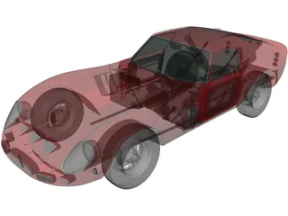 Ferrari 250 GTO (1962) 3D Model preview