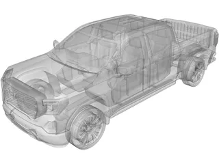 GMC Sierra 1500 (2019) 3D Model preview