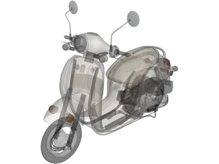 Honda Metropolitan (2013) 3D Model preview