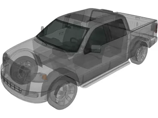 Lincoln Mark LT (2005) 3D Model preview