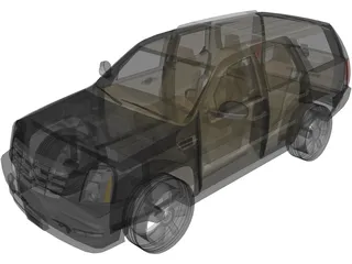 Cadillac Escalade (2008) 3D Model preview