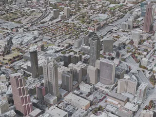 Atlanta City, GA, USA (2019) 3D Model preview