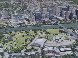 Austin City, TX, USA (2019) 3D Model preview