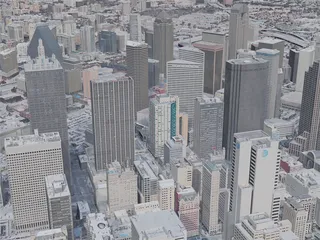 Dallas City, TX, USA (2019) 3D Model preview