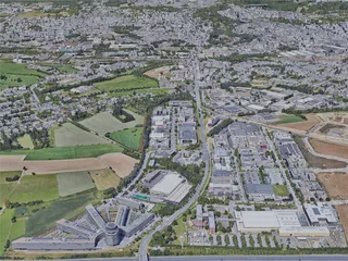 Luxembourg City (2019) 3D Model preview