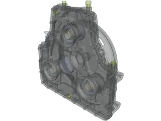 Stiebel A4373 Gearbox 3D Model preview