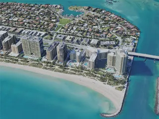 Miami Beach, FL, USA (2019) 3D Model preview