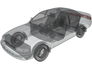 Toyota Camry (1992) 3D Model preview