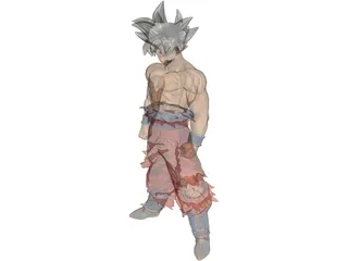 Goku Ultra 3D Model preview