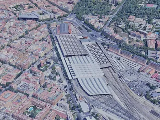 Madrid City, Spain (2019) 3D Model preview