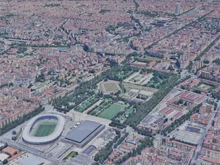 Turin City, Italy (2019) 3D Model preview