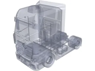 Mercedes-Benz Actros 3D Model preview