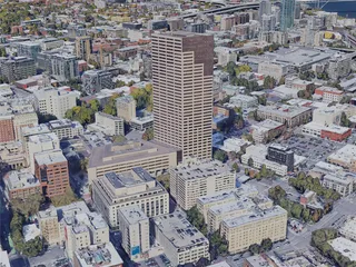 Portland City, OR, USA (2019) 3D Model preview