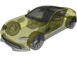 Aston Martin Vantage (2019) 3D Model preview