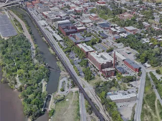Richmond City, VA, USA (2019) 3D Model preview