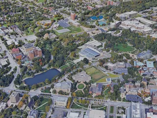 Cleveland City, OH, USA (2019) 3D Model preview