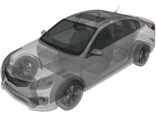 Kia Rio (2017) 3D Model preview