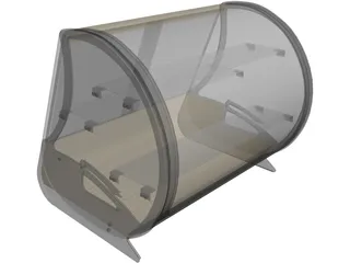 Showcase Refregirator 3D Model preview