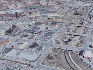 Lincoln City, NE, USA (2019) 3D Model preview
