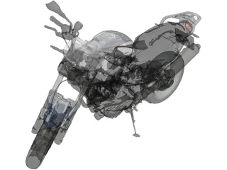 BMW F800R 3D Model preview