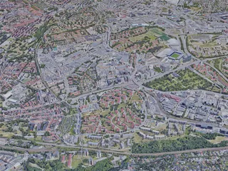 Oslo City, Norway (2019) 3D Model preview