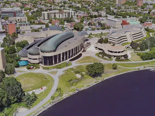 Ottawa City, ON, Canada (2019) 3D Model preview