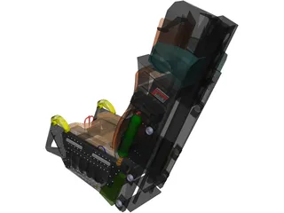 Ejection Seat 3D Model preview