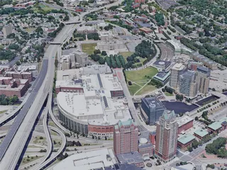 Providence City, RI, USA (2019) 3D Model preview