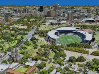 Adelaide City, Australia (2019) 3D Model preview