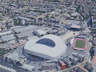 Marseille City, France (2019) 3D Model preview