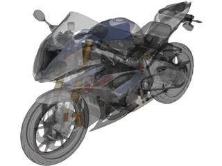 BMW S 1000 RR (2018) 3D Model preview