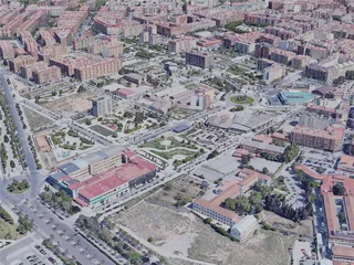 Valencia City, Spain (2019) 3D Model preview