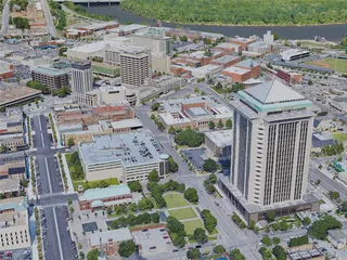 Montgomery City, AL, USA (2019) 3D Model preview