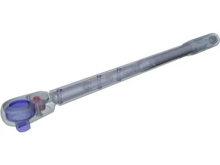 Torque Wrench 3D Model preview