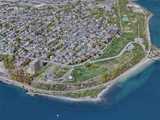 Portland City, ME, USA (2019) 3D Model preview