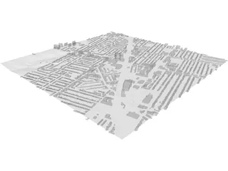 Toronto City Block 3D Model preview