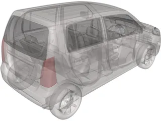 Suzuki Karimun 3D Model preview