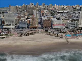 Durban City, South Africa (2019) 3D Model preview