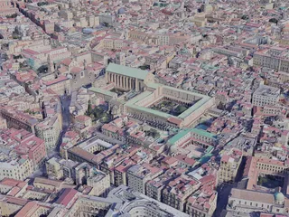 Naples City, Italy (2019) 3D Model preview