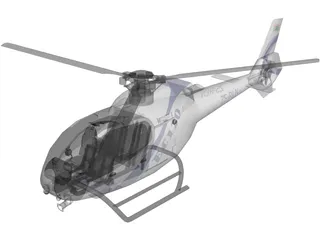 Eurocopter EC-120 3D Model preview