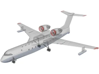 Beriev Be-200 Altair 3D Model preview
