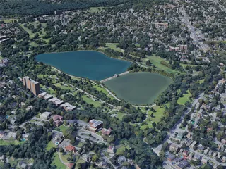 New York City, Staten Island, USA (2019) 3D Model preview