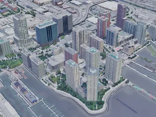 Jersey City, NJ, USA (2019) 3D Model preview